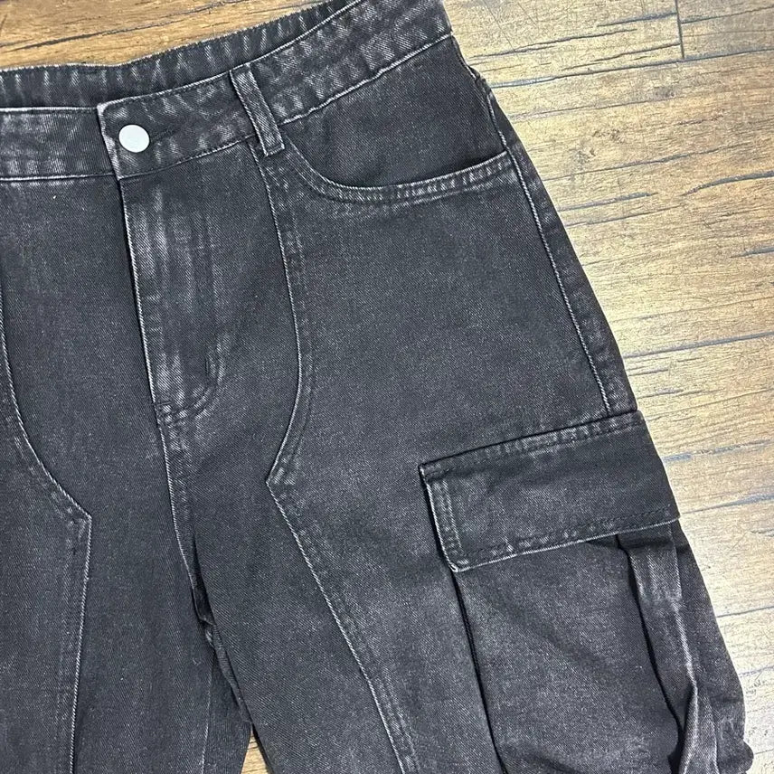 [BUNJANG] Cargo Denim Pants (Size L) / 잘생긴카고 데님 팬츠 실측사이즈L
