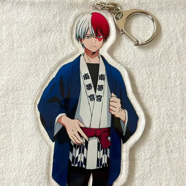 [BUNJANG] My Hero Academia Shoto Todoroki Yukata Ver. Big Acrylic Keychain / 나의 히어로 아카데미아 토도로키 빅 아크릴 키링 유카타