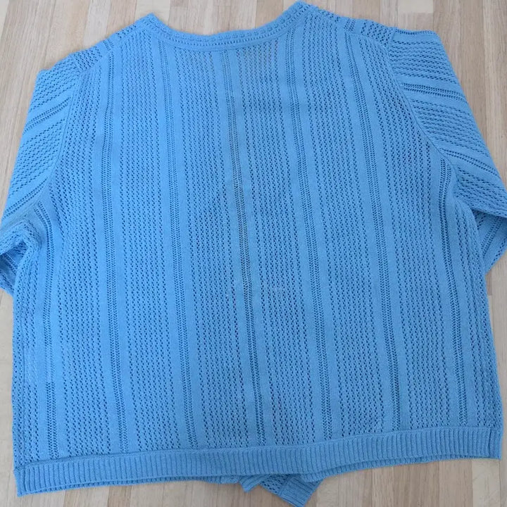 [BUNJANG] Time Holgarmet Blue Cardigan / 타임 홀가먼트 블루 가디건55