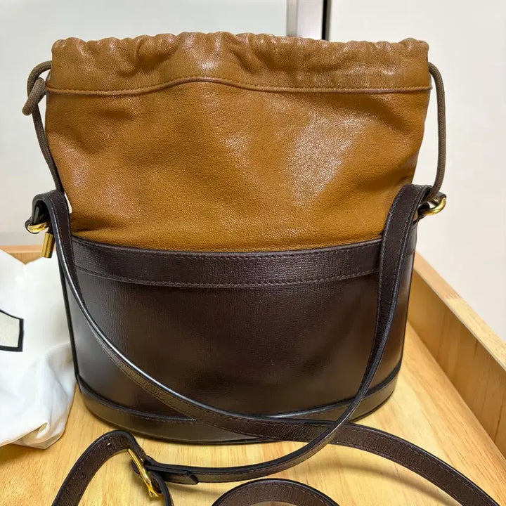 [SOLD OUT] [S+급/브라운정품] 구찌 홀스빗 버킷백