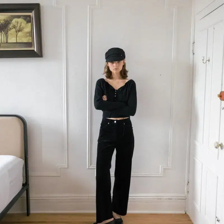 [BUNJANG] T/T Corduroy Straight Wide Pants / 타낫 Corduroy straight wide pants 코듀로이 팬츠