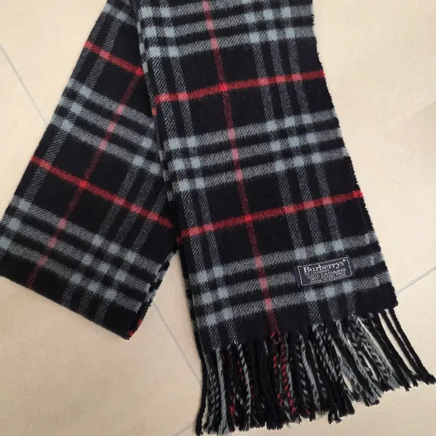 [BUNJANG] Burberry Cashmere Check Scarf / 정품ㅡ버버리 캐시미어 목도리