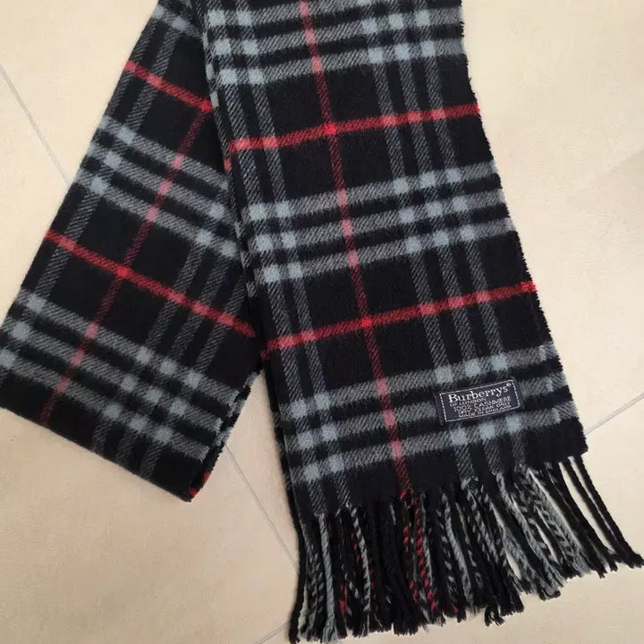 [BUNJANG] Burberry Cashmere Check Scarf / 정품ㅡ버버리 캐시미어 목도리