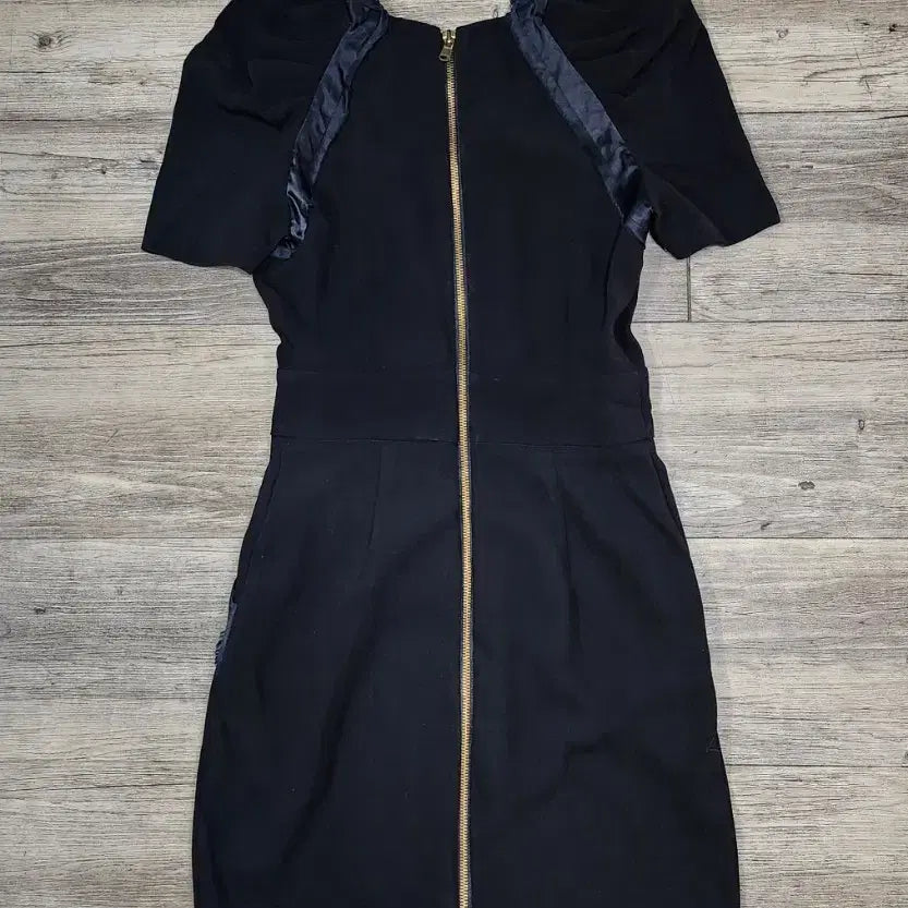 [BUNJANG] Maje Black Short-Sleeve Dress / maje 블랙 반팔 원피스