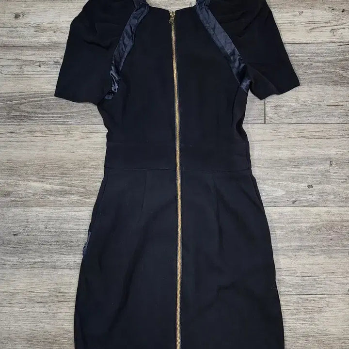 [BUNJANG] Maje Black Short-Sleeve Dress / maje 블랙 반팔 원피스