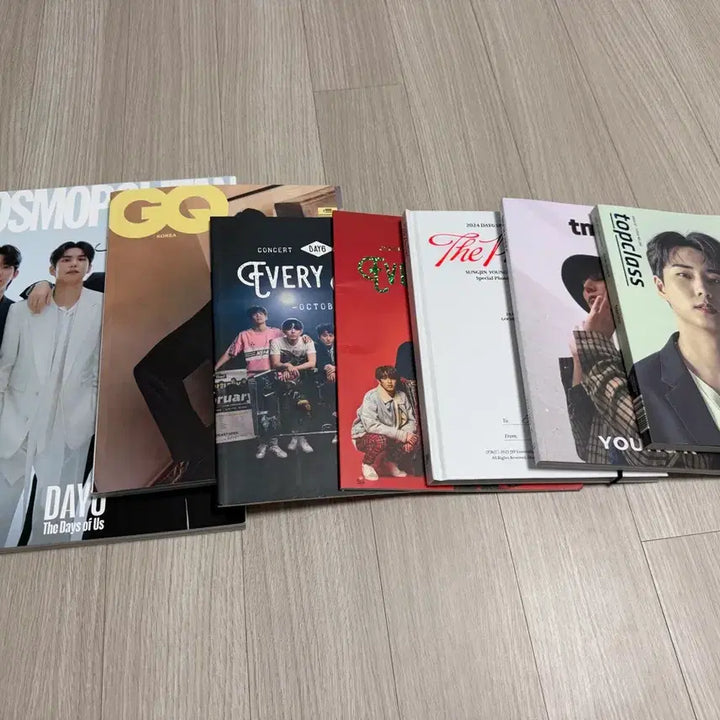 [BUNJANG] Day6 Magazine Bundle Set / 데이식스 Day6 잡지 일괄 (코스모폴리탄 클콘포토북 tmrw 탑클래스