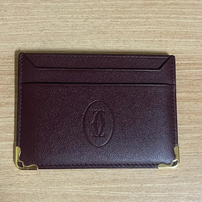 [BUNJANG] Cartier Calfskin Card Holder / 까르띠에 송아지 가죽 카드지갑