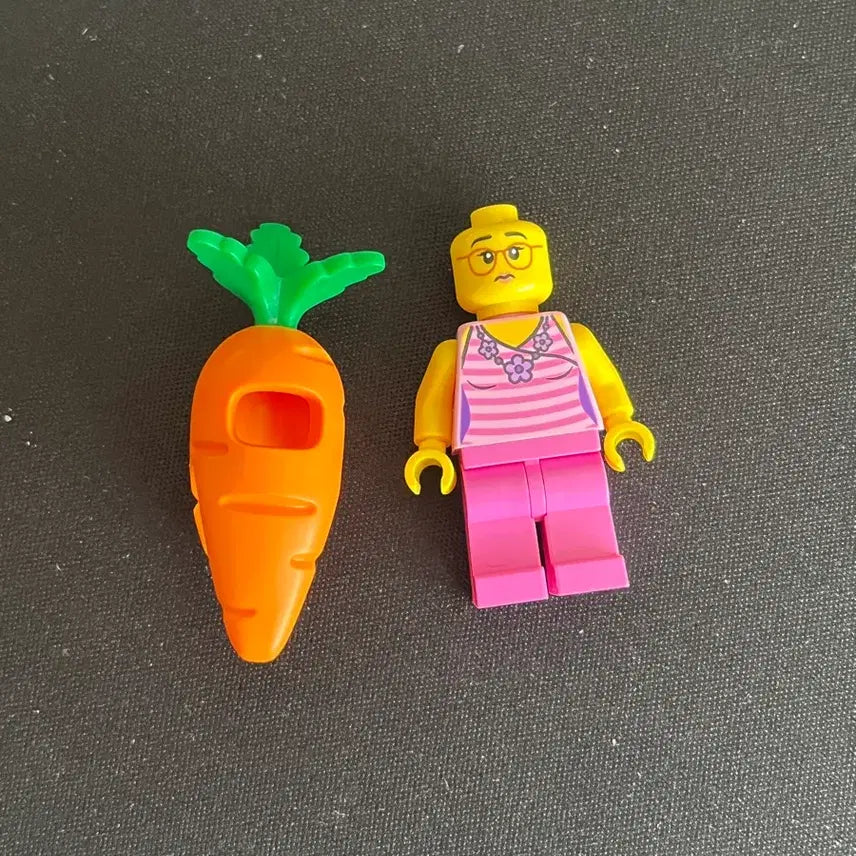 [BUNJANG] LEGO BAM Miffy Carrot + Tiger Figure / 레고 미피 당근 알바