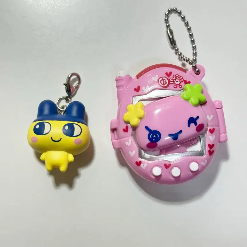 [BUNJANG] Bandai Tamagotchi Mametchi Fluffy Case Keychain / 반다이 다마고치 마메치 가챠 플러피 케이스 키링