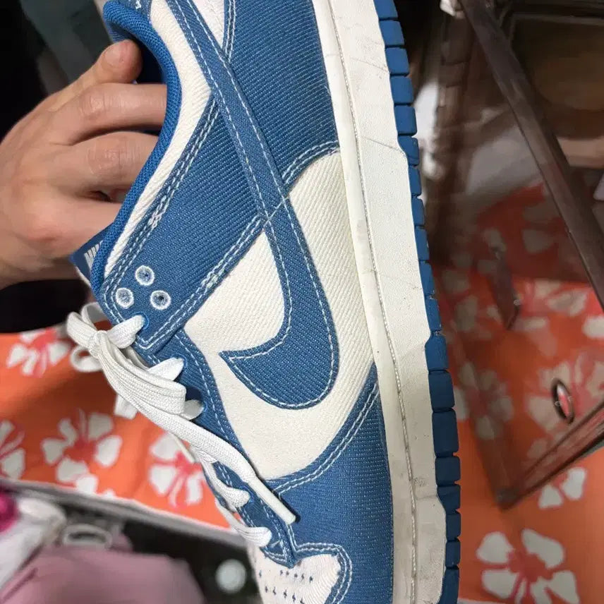 [BUNJANG] Nike Dunk Low Retro SE Industrial Blue Sneakers / 나이키 덩크 로우 레트로 SE 인더스트리얼 블루 280