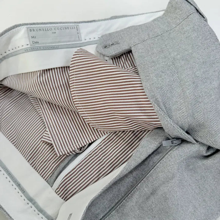 [BUNJANG] Brunello Cucinelli Herringbone Slacks Classic Fit / 50(신제품) 브루넬로 쿠치넬리 헤링본 슬랙스 / 정품 / 클래식 핏