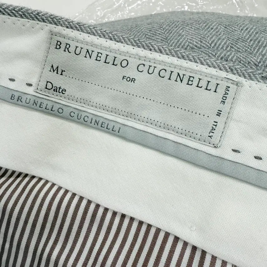 [BUNJANG] Brunello Cucinelli Herringbone Slacks Classic Fit / 50(신제품) 브루넬로 쿠치넬리 헤링본 슬랙스 / 정품 / 클래식 핏