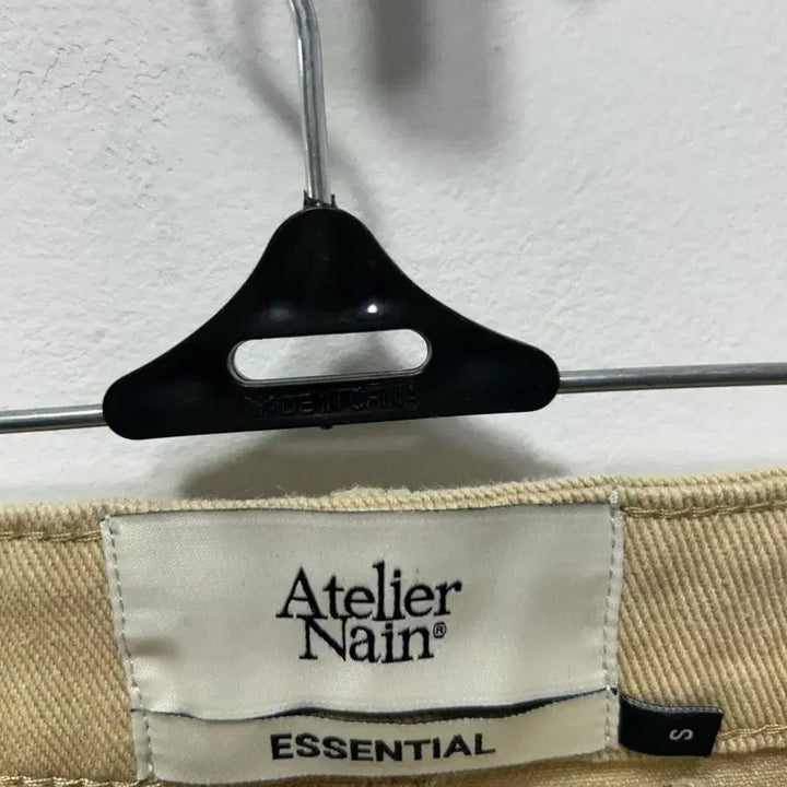 [BUNJANG] Attrangs Mini Skirt Beige S / 아뜨랑스 미니 스커트 베이지 S