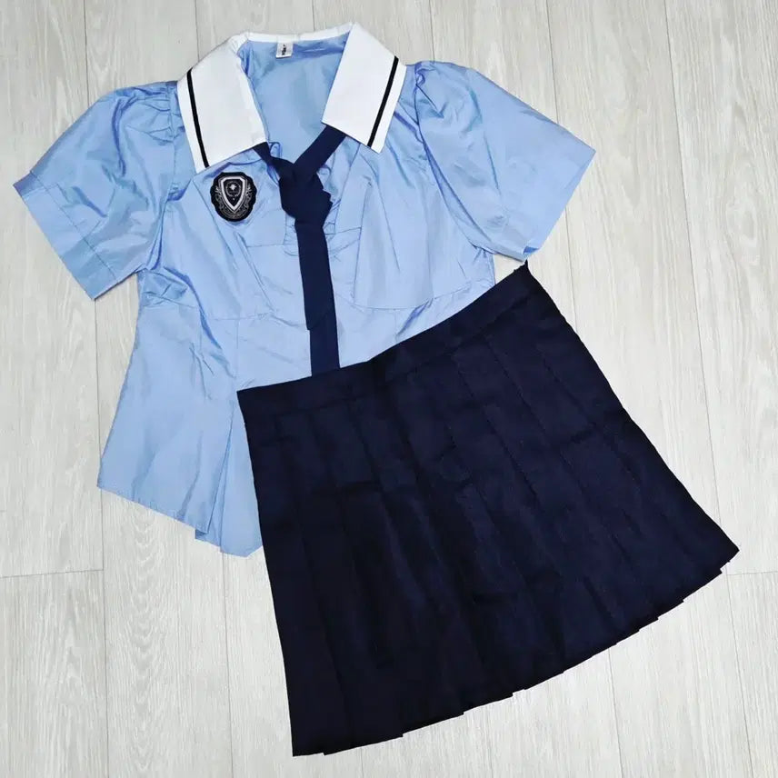 [BUNJANG] School Uniform Style Blouse and Skirt Set / ㅁ새상품ㅁ 교복스타일 블라우스 스커트 세트