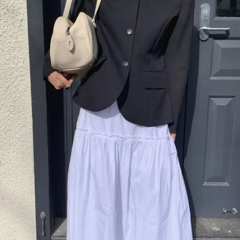 [BUNJANG] MaybeBaby Long Skirt / 메이비베이비 롱스커트