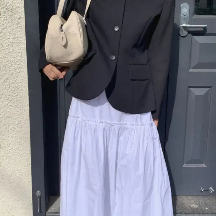 [BUNJANG] MaybeBaby Long Skirt / 메이비베이비 롱스커트