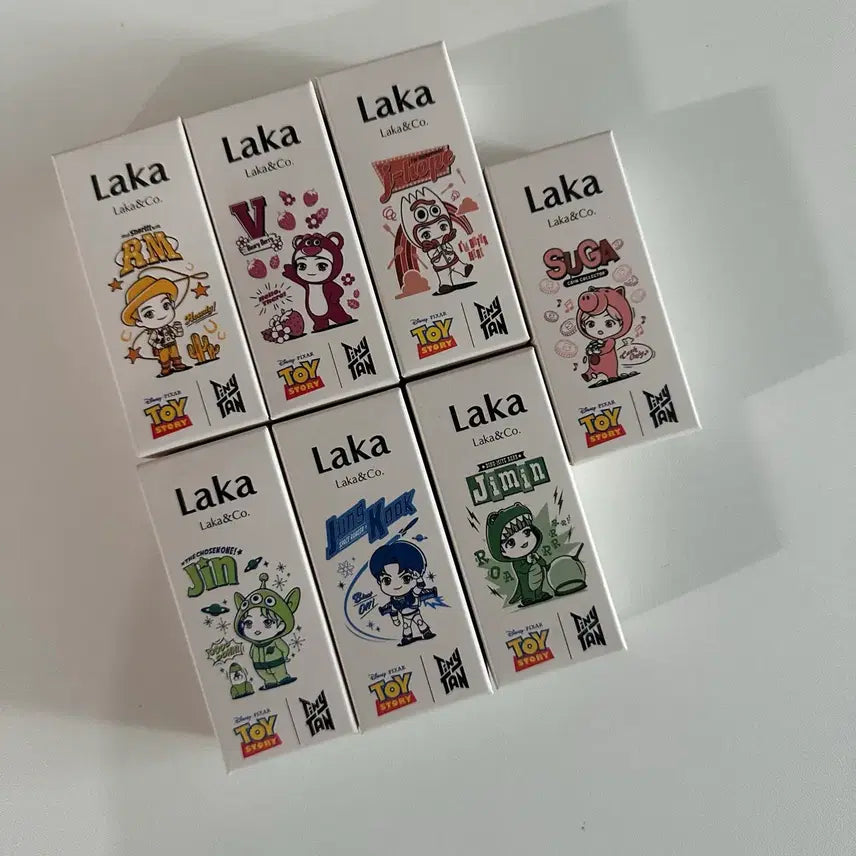 [SOLD OUT] BTS Toystory 라카 립 오일 (방탄 립오일) 7개 세트