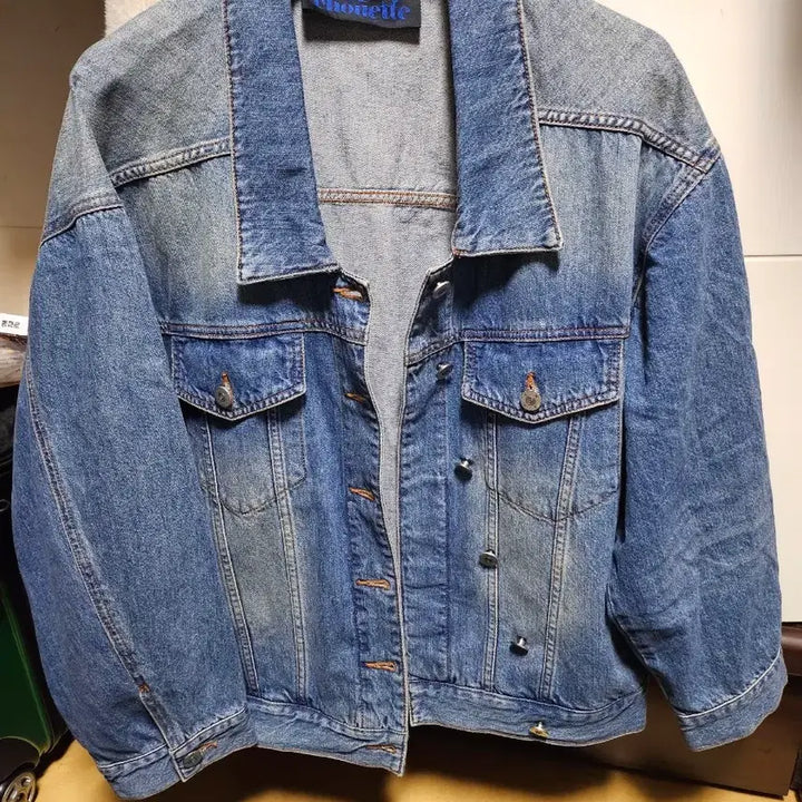 [BUNJANG] Lucky Chouette Oversized Asymmetric Denim Jacket / 럭키슈에뜨 데님 자켓 판매해요