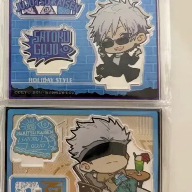 [BUNJANG] Jujutsu Kaisen Gojo Acrylic Standee Bundle Set / [일괄]주술회전 고죠 미니아크릴 SD아크릴