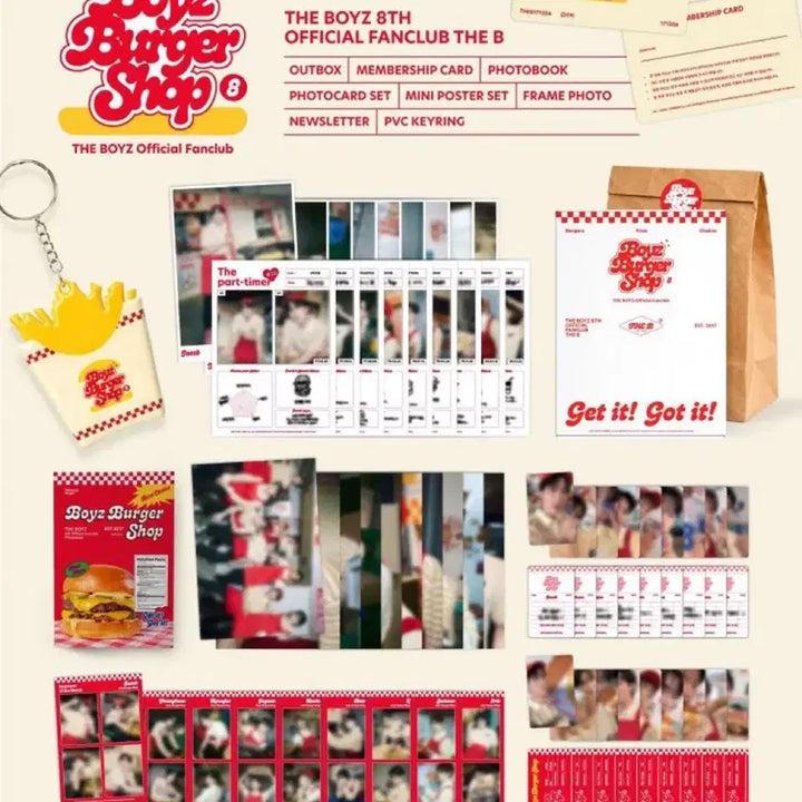 [BUNJANG] The Boyz Kit Bundle Set / 더보이즈 8기 더비 키트 미개봉 일괄