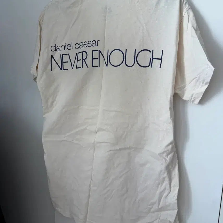 [BUNJANG] Daniel Caesar Never Enough T-Shirt / 다니엘시저 Daniel Caesar NeverEnough 티셔츠