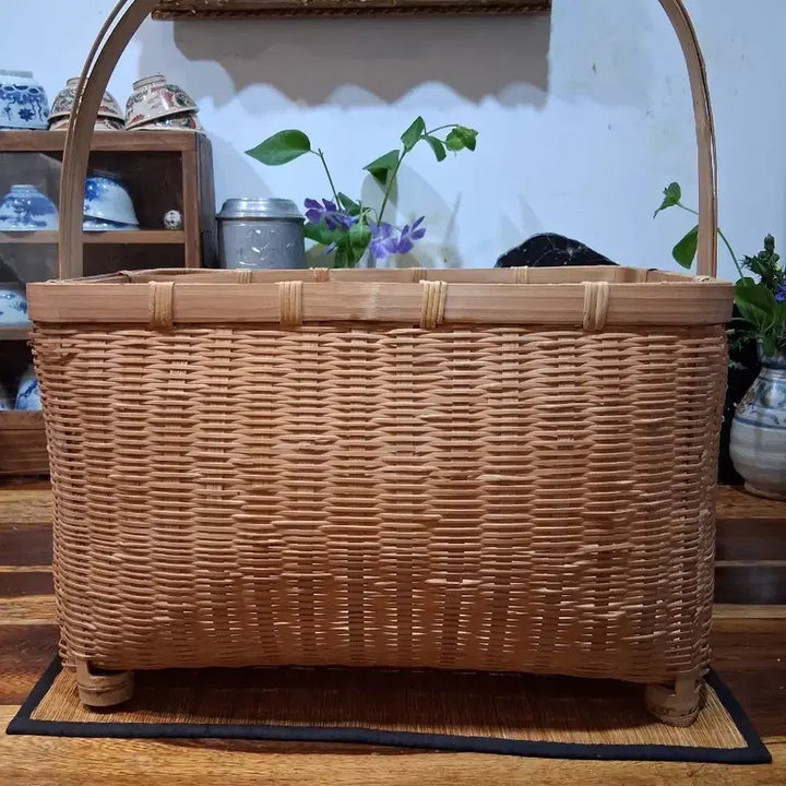 [BUNJANG] Charam Large Bamboo Tea Basket / 차람 .대나무차바구니 큰 싸이즈