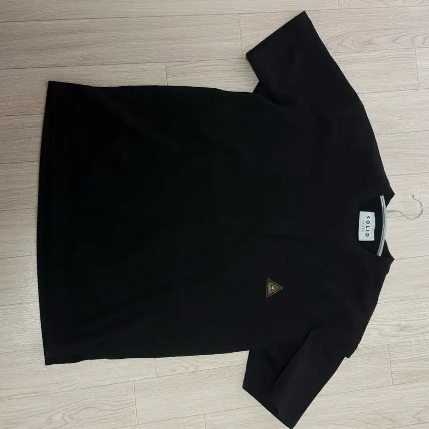 [BUNJANG] Solid Homme Black T-shirt / 솔리드옴므 블랙 반팔 티셔츠 46