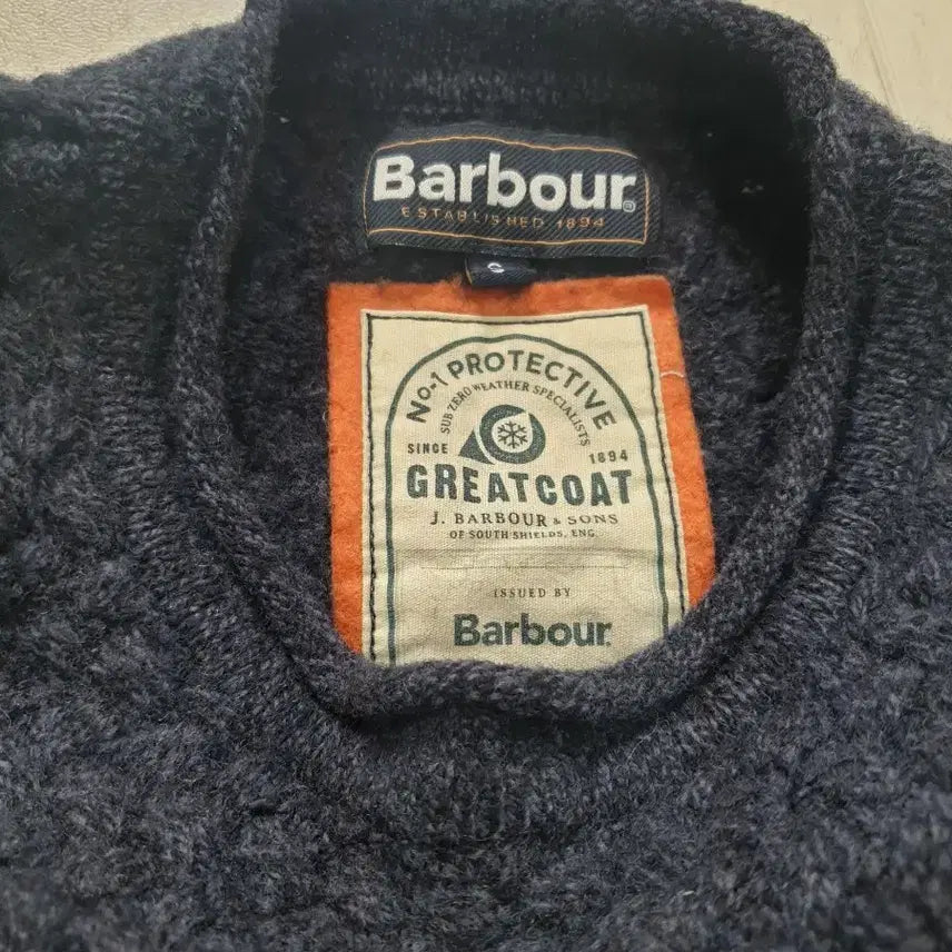 [BUNJANG] The North Face &amp; Barbour Apparel / 100사이즈 바버 등 니트