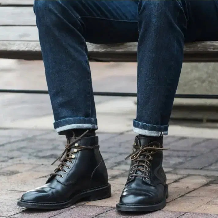 [BUNJANG] Grant Stone Diesel Boots Black Chromexcel / 그랜트스톤 디젤부츠 블랙 크롬악셀