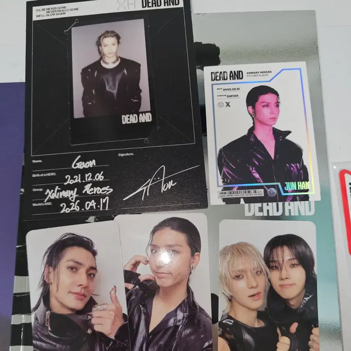 [SOLD OUT] 엑스디너리히어로즈  DEAD AND 쇼케이스 특전 준한 풀구성