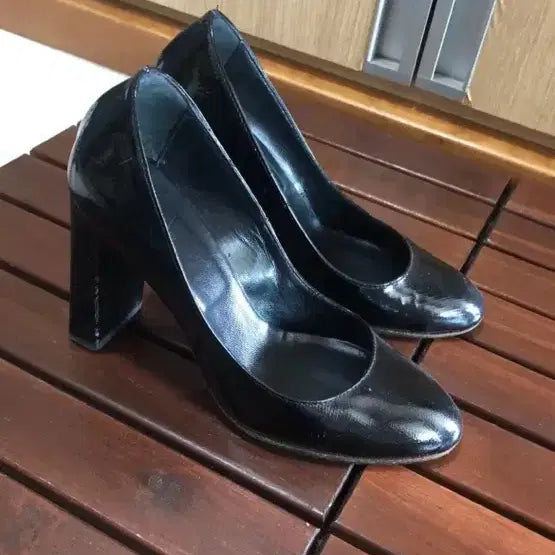 [BUNJANG] Italian Leather Patent High Heels / (해외수입) 소가죽 에나멜 하이힐 220-225 35사이즈