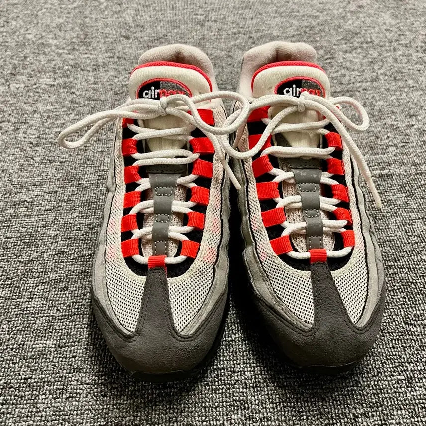 [BUNJANG] Nike Air Max 95 Solar Red Sneakers / [230] 나이키 맥스95 솔라레드