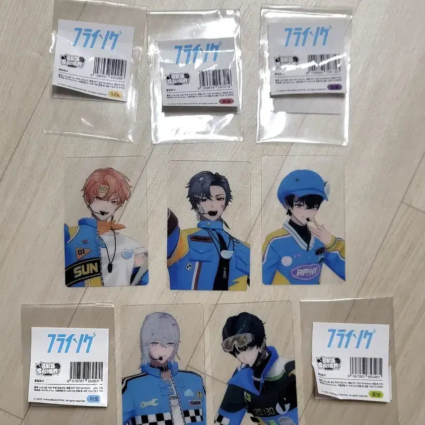 [BUNJANG] Scosism Flying Transparent Photocard Bundle Set / 스코시즘 플라잉 전멤버 투명포토카드 하자품 일괄