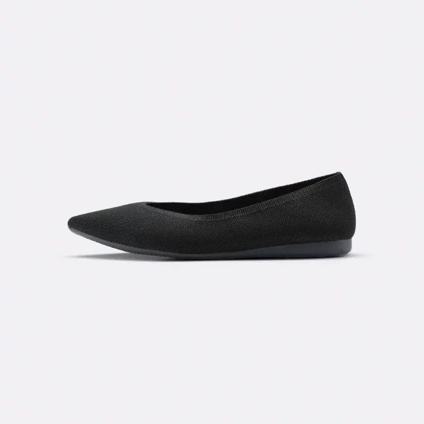 [BUNJANG] GU Washable Knit Flat Shoes Black 250 / GU 워셔블 니트 플랫 블랙 250