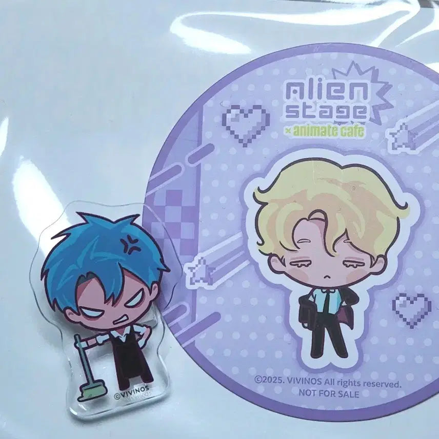[BUNJANG] A-Stage Luca Acrylic Clip &amp; Coaster / 에이스테 틸 아크릴 클립 (루카 코스터 덤)