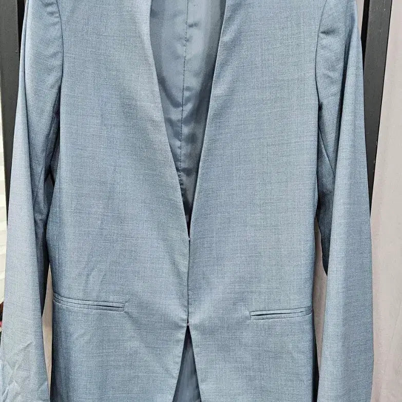 [BUNJANG] Theory Light Blue Notched Lapel Blazer Jacket Size 0 / 띠어리 블루 블레이저 자켓 0사이즈(80-64-160)