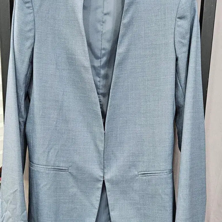 [BUNJANG] Theory Light Blue Notched Lapel Blazer Jacket Size 0 / 띠어리 블루 블레이저 자켓 0사이즈(80-64-160)
