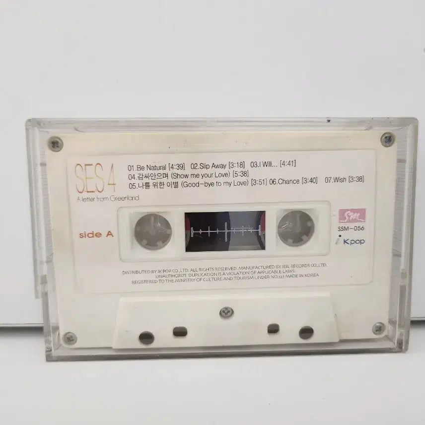 [BUNJANG] SES 4th Album Cassette Tape / (6월 세일)[고전완구] SES 4집 카세트 테이프