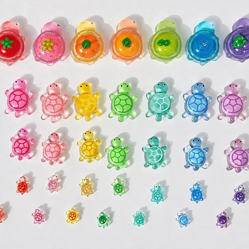 [BUNJANG] Lucky Turtle Charm Keychain / 행운의 거북이 지퍼백 키링 (랜덤가능, 선택가능)