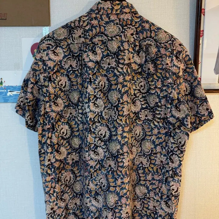 [BUNJANG] Beams+ Floral Pattern Short Sleeve Shirt / [M]Beams+ 빔즈 플로럴 패턴 반팔셔츠