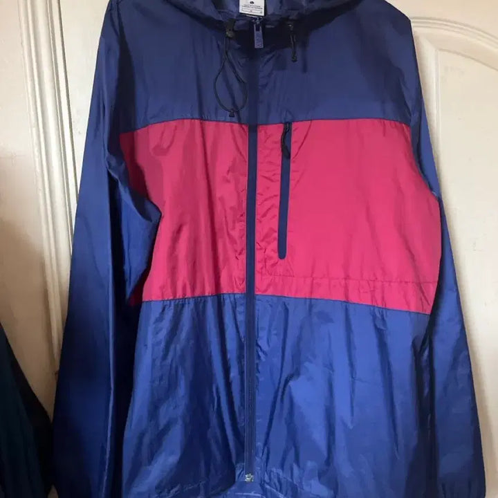 [BUNJANG] Nike Windrunner Navy/Pink Windbreaker / 나이키 바람막이 네이비/핑크