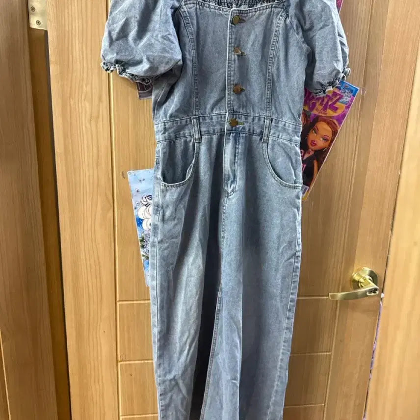 [BUNJANG] Denim Jumpsuit / 청 데님 점프슈트
