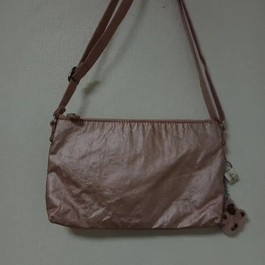 [BUNJANG] Kipling Pink Crossbody Bag with Keychain / 키플링 핑크 크로스백 가방 + 키링 25  15