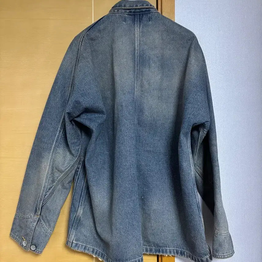 [BUNJANG] DAIRIKU Denim Coverall Jacket M / 다이리쿠 데님 커버올 자켓 M DAIRIKU