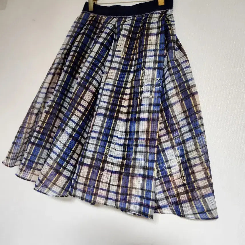 [BUNJANG] SJSJ Chiffon Flare Midi Skirt / 한섬SJSJ쉬폰 플레어 미디스커트25~26