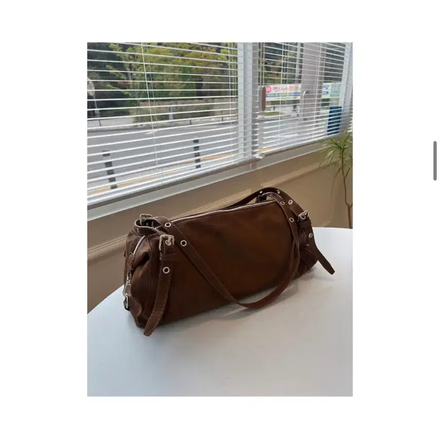 [BUNJANG] Mini Leather Shoulder Bag / (무료배송/새상품) 미니 레더 숄더백