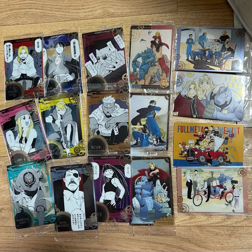 [BUNJANG] Fullmetal Alchemist Wafer Card Bundle Set / 강연금 웨하스 카드 16종 일괄판매