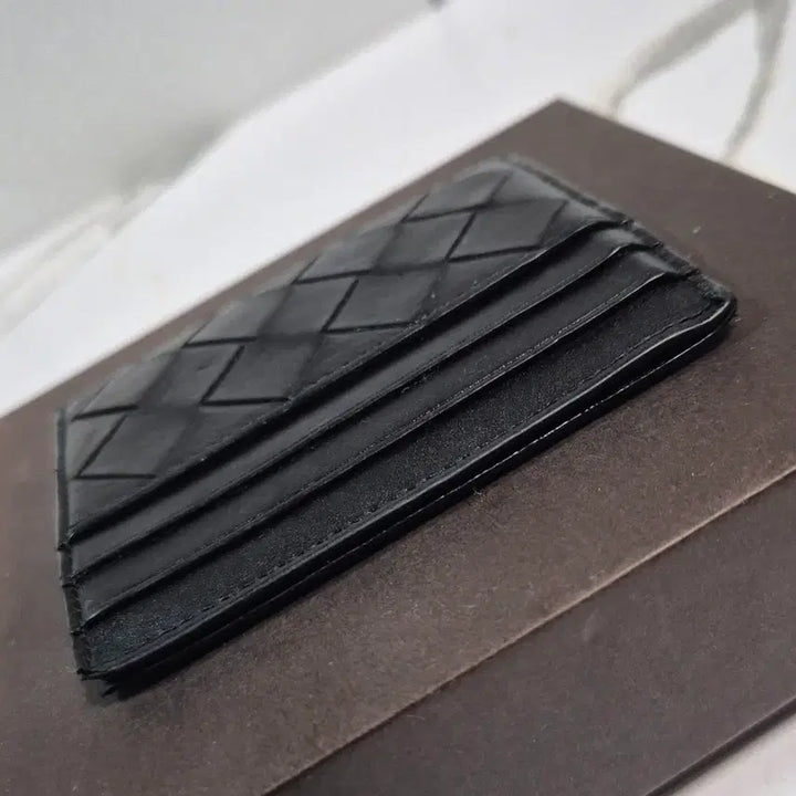 [SOLD OUT] (정품) 보테가 베네타 인트레치아토 가죽 카드지갑 홀더 케이스