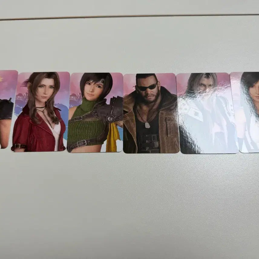 [SOLD OUT] 파이널판타지7 캐릭터 포토카드 6장