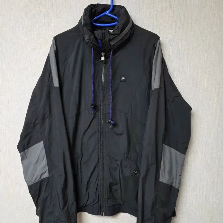 [BUNJANG] Nike Black Windbreaker Jumper / 나이키 블랙 바람막이 점퍼
